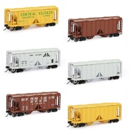 Wagon 1 Unit HO Scale 2-Bay Covered Hopper Car 1:87 Model Trains Freight Car C8760