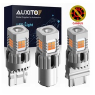 AUXITO 2X 7440 LED T20 W21W WY21W 1156 BA15S 3157 P27/7W LED Bulbs Turn Signal Light No Hyper Flash 