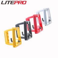 Litepro Dahon 412 Folding Bicycle 3 Holes Pig Nose Mounting Adapter With Screws Front Carrier For Fnhon Tern Bike