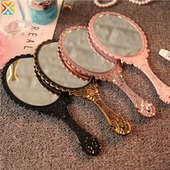Creative Retro Cosmetic Mirror Handle Mirror Plastic Mirror