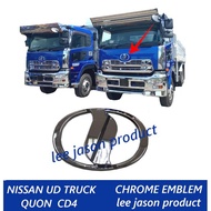 NISSAN UD TRUCK QUON CD4 CHROME EMBLEM ,MARK