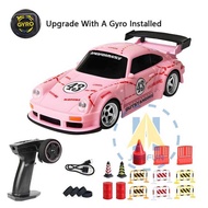 1/43 RC Drift Car Gyro 15km/h High Speed Racing Vehicle 2.4G Remote Control Drifting Cars with LED L