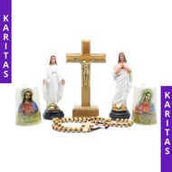 LILIN CATHOLIC PRAYER PACKAGE (MINI SIZE) CATHOLIC PRAYER SET/ 15 CM CATHOLIC SITTING/ JESUS STATUE/