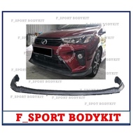 PERODUA BEZZA 2020 FRONT V-LIP (PU) POLYURETHANE FRONT SKIRT LIP BODYKIT