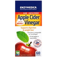 美國Enzymedica 含醋母蘋果果醋 60粒