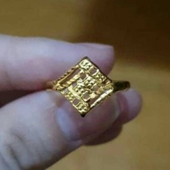 Cincin ketupat emas asli kadar 700