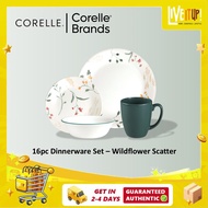 CORELLE 16pc Dinnerware Set – Wildflower Scatter
