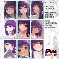 9PCS Frieren: Beyond Journey's End Photocard Set - Pins ATBP