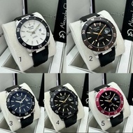 Alexandre Christie 6141 AC6141 AC 6141 Automatis Jam Tangan Pria Strap Rubber