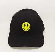 Topi Baseball Bordir SMILE THANKSINSOMNIA New Model/Topi Keren/Topi Terlaris