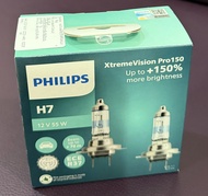 PHILIPS หลอดไฟหน้ารถยนต์ X-tremeVision Pro150 H4H11HB4H11HIR2 สว่าง +150%