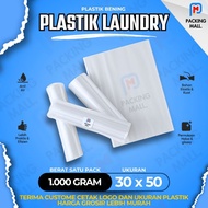 Laundry Plastic Contents 1 kg 30x50 Clear Plastic/ Laundry Plastic Bag Plastic Bag/