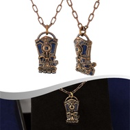 Jinx & Ekko Rotating Necklace Unique Design from League of Legends Arcane Series