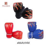 HILABEE Adult Children Kick Boxing Gloves MMA Muay Thai Sparring Kickboxing Gloves