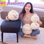 PRESTONRY Bun Plush Toy Emotional Bao Zi Lifelike Bun Dolls Plush Pillow Soft Toy Cartoon Doll Child