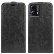 Ready to ship For Motorola Moto G53 R64 Texture Single Vertical Flip Leather Phone Case