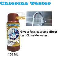 Aquadine Chlorine Tester Special Aquarium Water Tester CL tester Chlorine Tester 100ML 氯测试剂