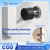40mm Drill-Free Door Stopper, Anti-impact Door Stopper, Stainless Steel Rubber Door Stopper Door Sto
