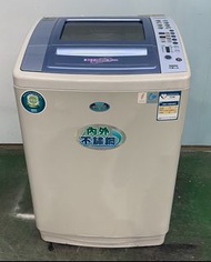 新竹2手家具家電館 二手傢俱首選永茂*WM40416*三洋14kg變頻洗衣機*冰箱 冷氣 電視 除濕機 冷凍櫃 乾衣機