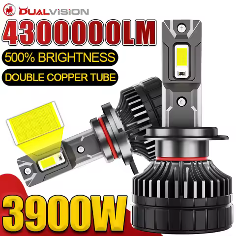 4300000LM 3900W H7 H3 H4 LED Headlight K5C Canbus H11 H8 H1 HB3 9005 HB4 9006 9012 HIR2 H9 6500K 30P
