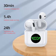 Pro 4 Sports Earphones Bluetooth Headsets Mini TWS True Wireless Headphones Digital Display Waterpro