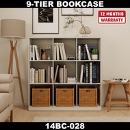 Rasaku 9 Tier Bookcase / 9 Cube Bookcase / Almari Buku / Rak Buku Rack Shelf / Book Shelf Display Ca