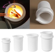 deevoka Quartz Silica Melting Crucible Pot Dish Cup Frunace  Casting