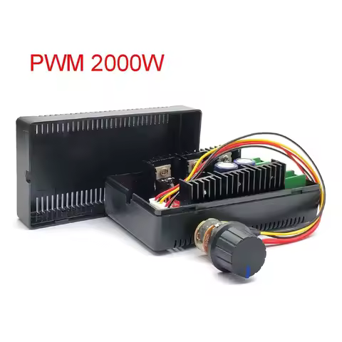 DC 12V 24V 2000W 40A DC Motor Speed Controller 9-50V PWM HHO RC Fan Speed Regulator Adjustable Power