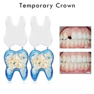 [[[ temporary crown gigi palsu penambal ompong gigi gusi mahkota
