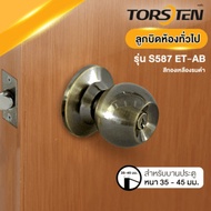 TORSTEN General Room Knob Stainless Steel-304 Model S587 ET-AB Blackened Brass Color Number One