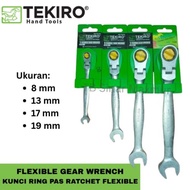 TEKIRO Flexible Gear Wrench Key/ Flexible Ratchet Wrench