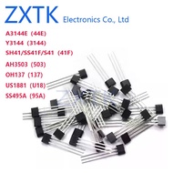 5PCS A3144EUAE Hall sensor SH41/AH3503/US1881 Hall element Hall switch TO-92UA A3144E（44E） Y3144（314