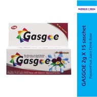 GASGOE PassionFruit Juice Drink Base with Galacto-Oligosaccharides, 2g X 15saschet