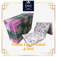 Tilam Lipat Tebal 4inci Single Bujang Foldable Mattress