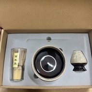 👍👍🔥ชุดเซ็ทชงชาถ้วยแท่นวางแปรง+แปรงไม้ไผ่ขนาด100 (K90)