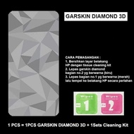 VIVO Y04 Y04s Carbon Skin Diamond Motif Garskin Phone Back Protector