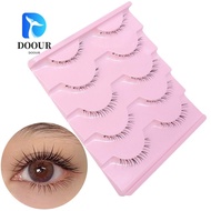 DOOURPH Under Eye Lashes, Soft Manga Bottom Lower Eyelashes, Handmade Natural  Band Korean Makeup Ma
