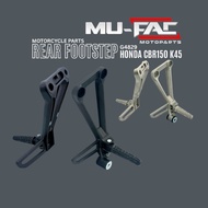 Rear footstep cbr 150 k45A rear step cbr 150 rear footrest cbr 150 cbr 150r accessories