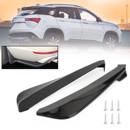 19" Gloss Black Car Rear Bumper Fin Canard Splitter Diffuser Valence Spoiler Lip