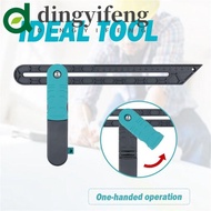 DINGYIFENG Woodworking Angle Ruler Protractor Tool Adjustable Angular Bevel Gauge Marking Gauge Meas