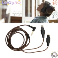 LUOYAO Earphone Replacement Cable, Flexible Plug and Play 3.5mm Plug Headphone Sound Cable, OFC 3.9f