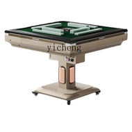 ☫YY Mahjong Machine Automatic Electric Folding Mahjong Table Dining Table Dual-Use Household BX