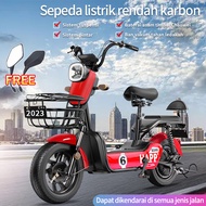 JF Sepeda Listrik Motor Sepeda Listrik Dewasa Sepeda Listrik Premium Mewah 650W