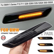 2X LED Sequential Fender Indicator Side Marker Blinker Turn Signal Lights for BMW 5 Series F10 F11 5