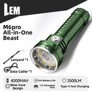 LEM | High Luminance Rechargeable Flashlight Long-Lasting