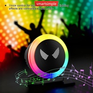 SMARTSIMPLE Car Central Control RGB Sound-Activated Light with Rhythm LED Mood Lamp for Desk Music V