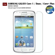 Vn Samsung Galaxy Core 1 / + Plus 4G LTE/ Duos/ I8260/ I8262 Tempered Glass 9H Screen Protector