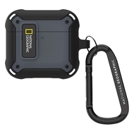 NATIONAL GEOGRAPHIC 國家地理 RuggedBumper 卡扣式保護殼 AirPods 4 灰色 1個