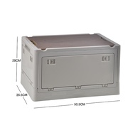 Habitat Camp กล่องพับได้พร้อมฝาไม้ กล่องอเนกประสงค์  เหมาะในการนำไปใส่อาหารตอนตั้งแคมป์ จุของได้เยอะ