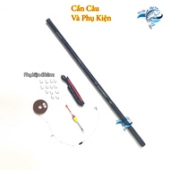 Cần Câu Tay SHIMANO Cacbon Cao Cấp - GIÁ SIÊU RẺ do Đại Tín Phân Phối Chính Hãng Đủ size 2m7-3m6-4m5